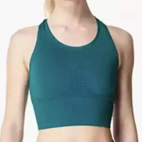 Sweaty Betty Other - NWOT Sweaty Betty Stamina Sports Bra ATLANTIC GREEN Women’s Size Small